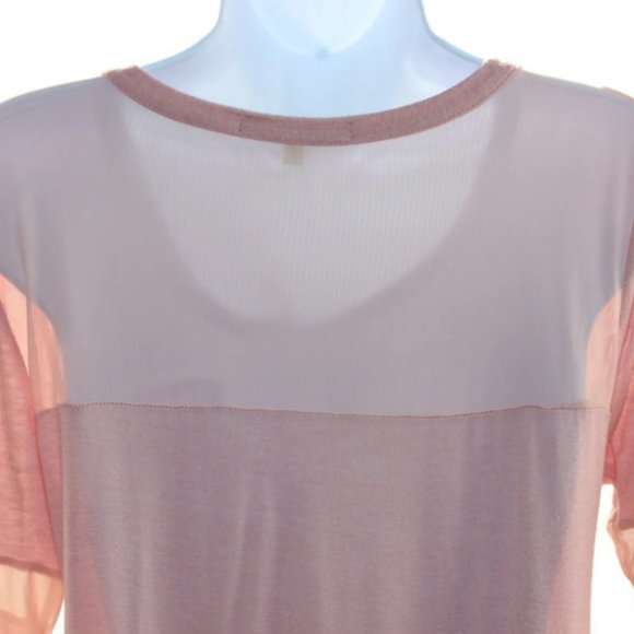 Wishful Park Pink 3/4 Sleeve Casual Top Size L - Picture 5 of 5